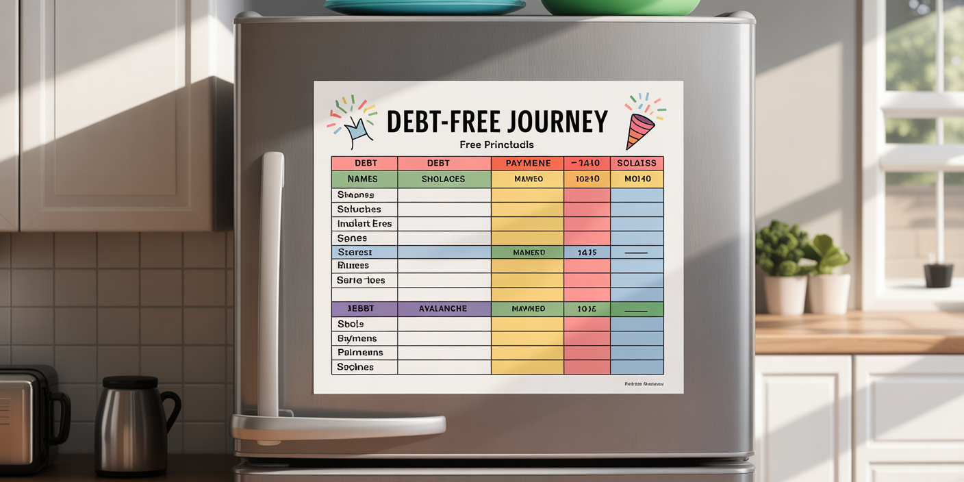 Free Printable Trackers for Debt, Savings, and Habits