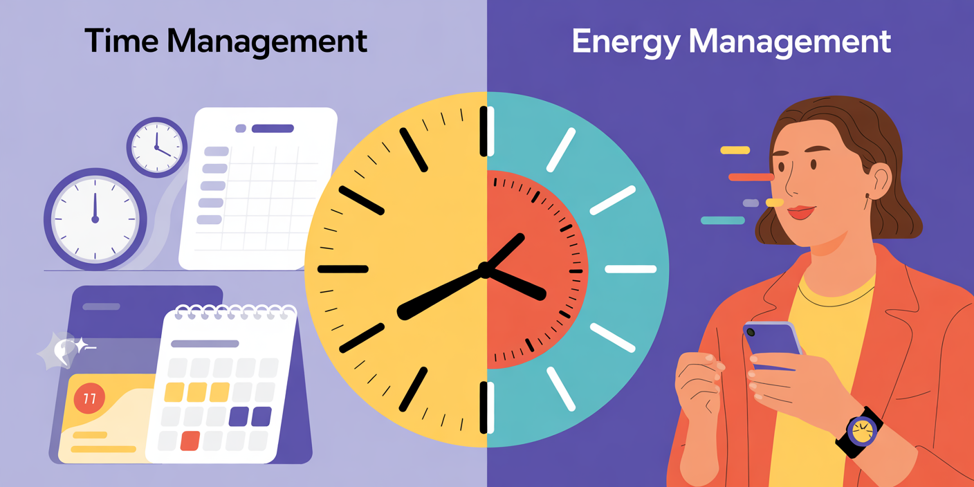 Time vs. Energy Management: Which One Boosts Productivity More?